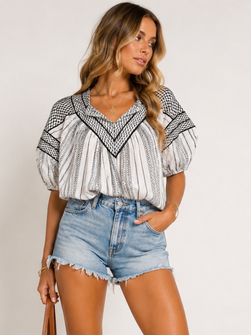 Free People Boho Ruffle Crop Top - Picture 2 of 6